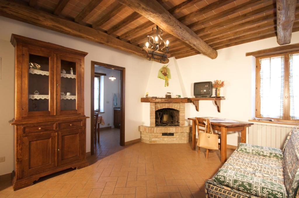 Agriturismo Sant' Ansano Pensionat Castiglione dʼOrcia Rum bild